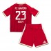 Bayern Munich Sacha Boey #23 Dětské Oblečení Domácí Dres 2026-27 Krátkým Rukávem (+ trenýrky)